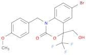 2H-3,1-Benzoxazin-2-one, 6-bromo-1,4-dihydro-4-(hydroxymethyl)-1-[(4-methoxyphenyl)methyl]-4-(trif…