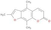 7H-Furo[3,2-g][1]benzopyran-7-one, 2,4,9-trimethyl-