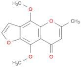 8H-Furo[2,3-g][1]benzopyran-8-one, 4,9-dimethoxy-6-methyl-