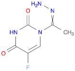 2,4(1H,3H)-Pyrimidinedione, 5-fluoro-1-(1-hydrazinylideneethyl)-