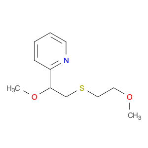 Pyridine, 2-[1-methoxy-2-[(2-methoxyethyl)thio]ethyl]-