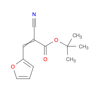 2-Propenoic acid, 2-cyano-3-(2-furanyl)-, 1,1-dimethylethyl ester