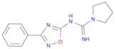 1-Pyrrolidinecarboximidamide, N-(3-phenyl-1,2,4-oxadiazol-5-yl)-
