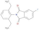 1H-Isoindole-1,3(2H)-dione, 2-(2,6-diethylphenyl)-5-fluoro-