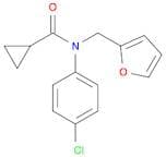 Cyclopropanecarboxamide, N-(4-chlorophenyl)-N-(2-furanylmethyl)-