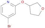 4-Bromo-2-((tetrahydrofuran-3-yl)oxy)pyridine