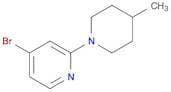 4-Bromo-2-(4-methylpiperidino)pyridine