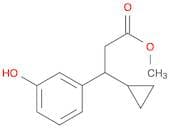 Benzenepropanoic acid, β-cyclopropyl-3-hydroxy-, methyl ester