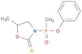 Phosphinic acid, methyl(5-methyl-2-thioxo-3-oxazolidinyl)-, phenyl ester (9CI)