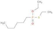 Phosphonothioic acid, hexyl-, O,S-diethyl ester (9CI)