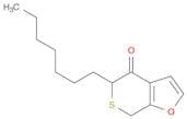 5H-Thiopyrano[3,4-b]furan-4(7H)-one, 5-heptyl-
