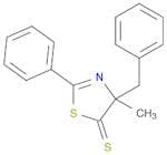5(4H)-Thiazolethione, 4-methyl-2-phenyl-4-(phenylmethyl)-