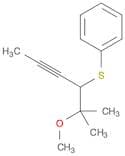 Benzene, [[1-(1-methoxy-1-methylethyl)-2-butyn-1-yl]thio]-