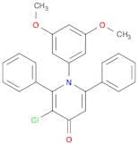 4(1H)-Pyridinone, 3-chloro-1-(3,5-dimethoxyphenyl)-2,6-diphenyl-