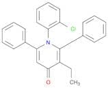 4(1H)-Pyridinone, 1-(2-chlorophenyl)-3-ethyl-2,6-diphenyl-