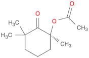 Cyclohexanone, 2-(acetyloxy)-2,6,6-trimethyl-, (S)- (9CI)