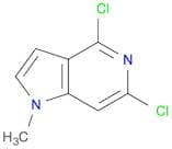 1H-Pyrrolo[3,2-c]pyridine, 4,6-dichloro-1-methyl-