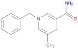 3-Pyridinecarboxamide, 1,4-dihydro-5-methyl-1-(phenylmethyl)-