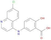 Benzoic acid, 5-[(7-chloro-4-quinolinyl)amino]-2-hydroxy-