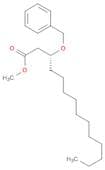 Tetradecanoic acid, 3-(phenylmethoxy)-, methyl ester, (3R)-