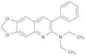 1,3-Dioxolo[4,5-g]quinolin-6-amine, N,N-diethyl-7-phenyl-