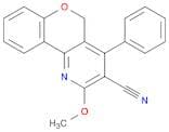 5H-[1]Benzopyrano[4,3-b]pyridine-3-carbonitrile, 2-methoxy-4-phenyl-