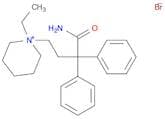Piperidinium, 1-(4-amino-4-oxo-3,3-diphenylbutyl)-1-ethyl-, bromide (1:1)