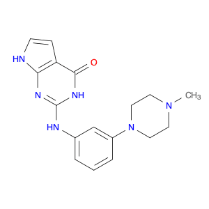 2-((3-(4-Methylpiperazin-1-yl)phenyl)amino)-3H-pyrrolo[2,3-d]pyrimidin-4(7H)-one