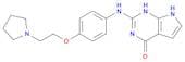 2-((4-(2-(Pyrrolidin-1-yl)ethoxy)phenyl)amino)-3H-pyrrolo[2,3-d]pyrimidin-4(7H)-one