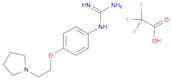 1-(4-(2-(Pyrrolidin-1-yl)ethoxy)phenyl)guanidine 2,2,2-trifluoroacetate