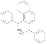 Naphthalene, bis(1-phenylethyl)- (9CI)