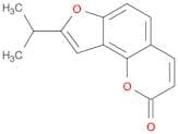 2H-Furo[2,3-h]-1-benzopyran-2-one, 8-(1-methylethyl)-