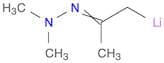 Lithium, [2-(2,2-dimethylhydrazinylidene)propyl]-