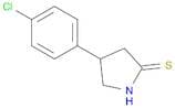 2-Pyrrolidinethione, 4-(4-chlorophenyl)-