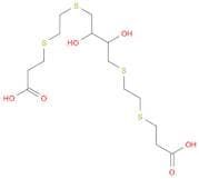 4,7,12,15-Tetrathiaoctadecanedioic acid, 9,10-dihydroxy-