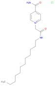 Pyridinium, 4-(aminocarbonyl)-1-[2-(dodecylamino)-2-oxoethyl]-, chloride (1:1)