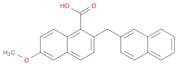 1-Naphthalenecarboxylic acid, 6-methoxy-2-(2-naphthalenylmethyl)-