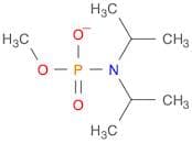 Phosphoramidic acid, bis(1-methylethyl)-, monomethyl ester (9CI)