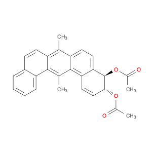 Dibenz[a,j]anthracene-3,4-diol, 3,4-dihydro-7,14-dimethyl-, diacetate, trans- (9CI)