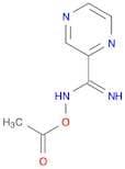 Acetic acid, (imino-2-pyrazinylmethyl)azanyl ester