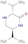 2-Piperazinone, 3,6-bis(1-methylethyl)-, (3R,6S)-rel-
