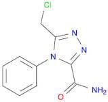 4H-1,2,4-Triazole-3-carboxamide, 5-(chloromethyl)-4-phenyl-