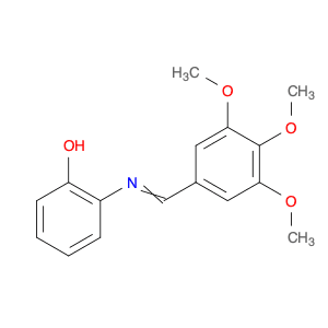 Phenol, 2-[[(3,4,5-trimethoxyphenyl)methylene]amino]-