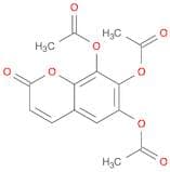 2H-1-Benzopyran-2-one, 6,7,8-tris(acetyloxy)-