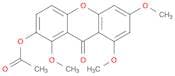 9H-Xanthen-9-one, 2-(acetyloxy)-1,6,8-trimethoxy-