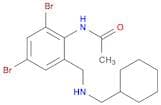 Acetamide, N-[2,4-dibromo-6-[(cyclohexylmethylamino)methyl]phenyl]-