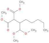 Propanedioic acid, 2-[1-(dimethoxymethyl)hexyl]-, 1,3-dimethyl ester