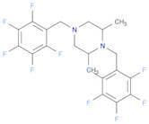 Piperazine, 2,6-dimethyl-1,4-bis[(2,3,4,5,6-pentafluorophenyl)methyl]-