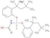 Carbamic acid, [bis[(1,1,3,3-tetramethylbutyl)phenoxy]phosphinothioyl]- (9CI)