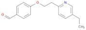 4-[2-(5-Ethyl-2-pyridinyl)ethoxy]benzaldehyde
